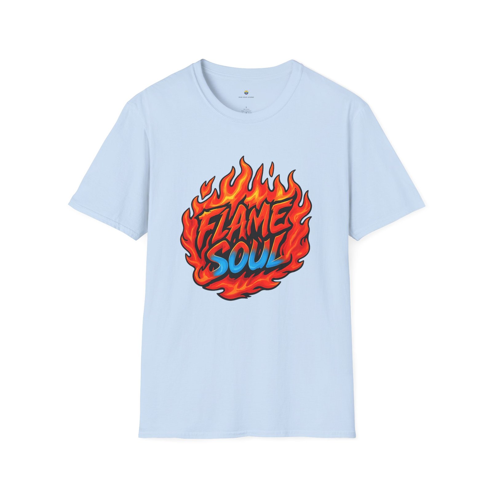 T-shirt Unisexe – “Flame Soul” Design Feu et Style Streetwear Énergique – Image 12