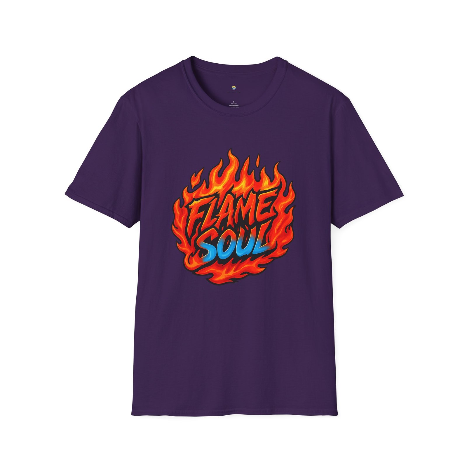 T-shirt Unisexe – “Flame Soul” Design Feu et Style Streetwear Énergique – Image 15