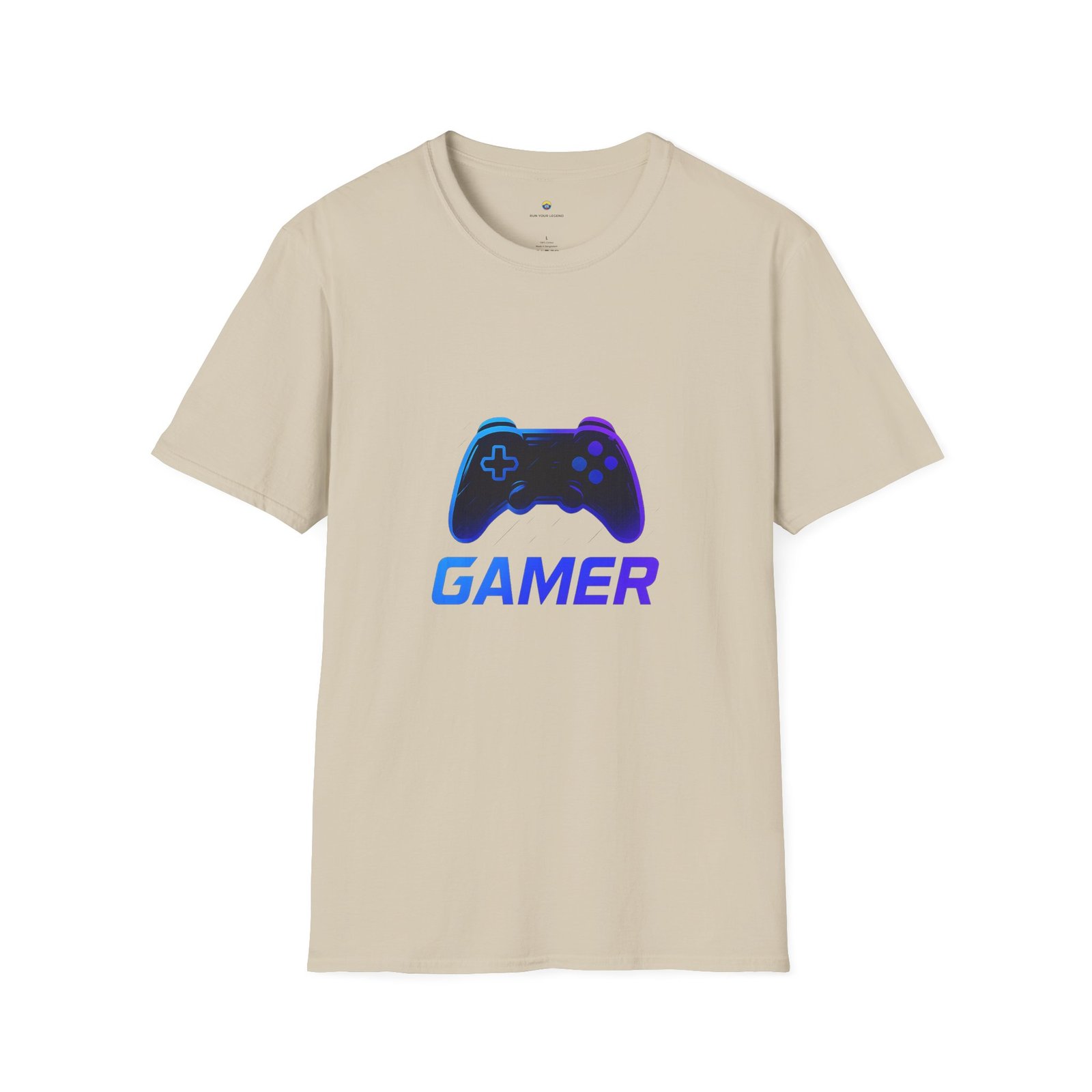 T-shirt Unisexe – Gamer Néon Design Manette de Jeu et Style Futuriste – Image 3