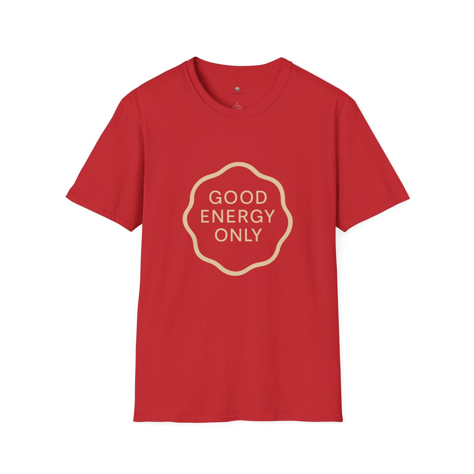 T-shirt Unisexe – “Good Energy Only” Design Minimaliste et Message Positif – Image 14
