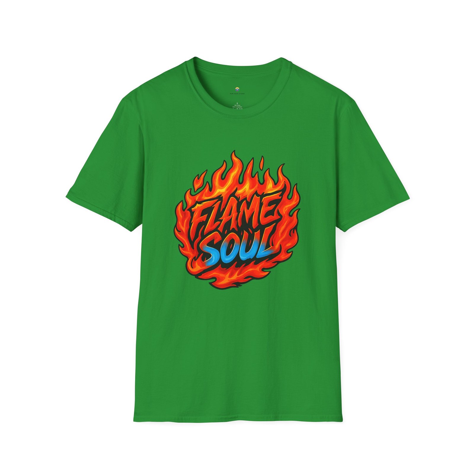 T-shirt Unisexe – “Flame Soul” Design Feu et Style Streetwear Énergique – Image 9