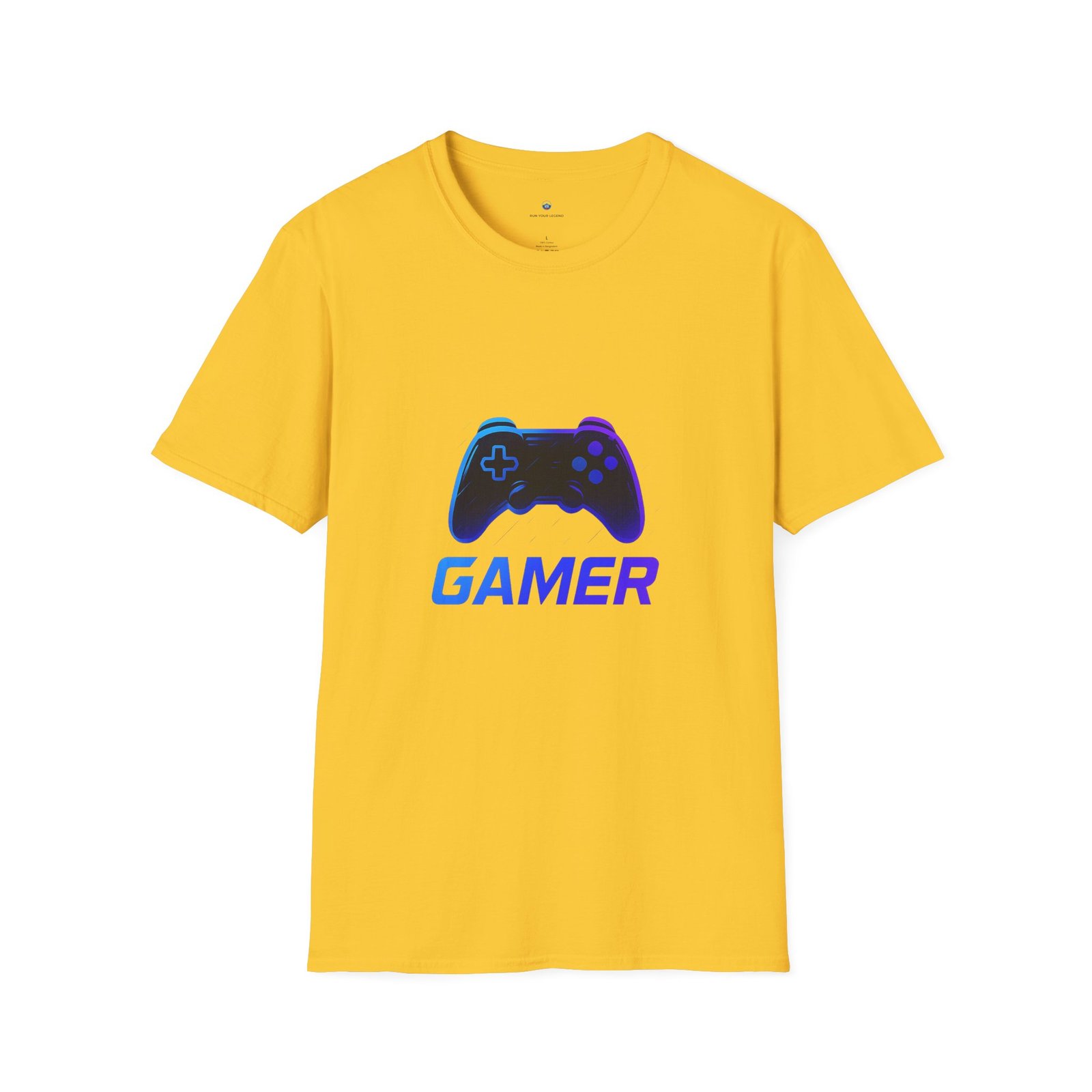 T-shirt Unisexe – Gamer Néon Design Manette de Jeu et Style Futuriste – Image 6