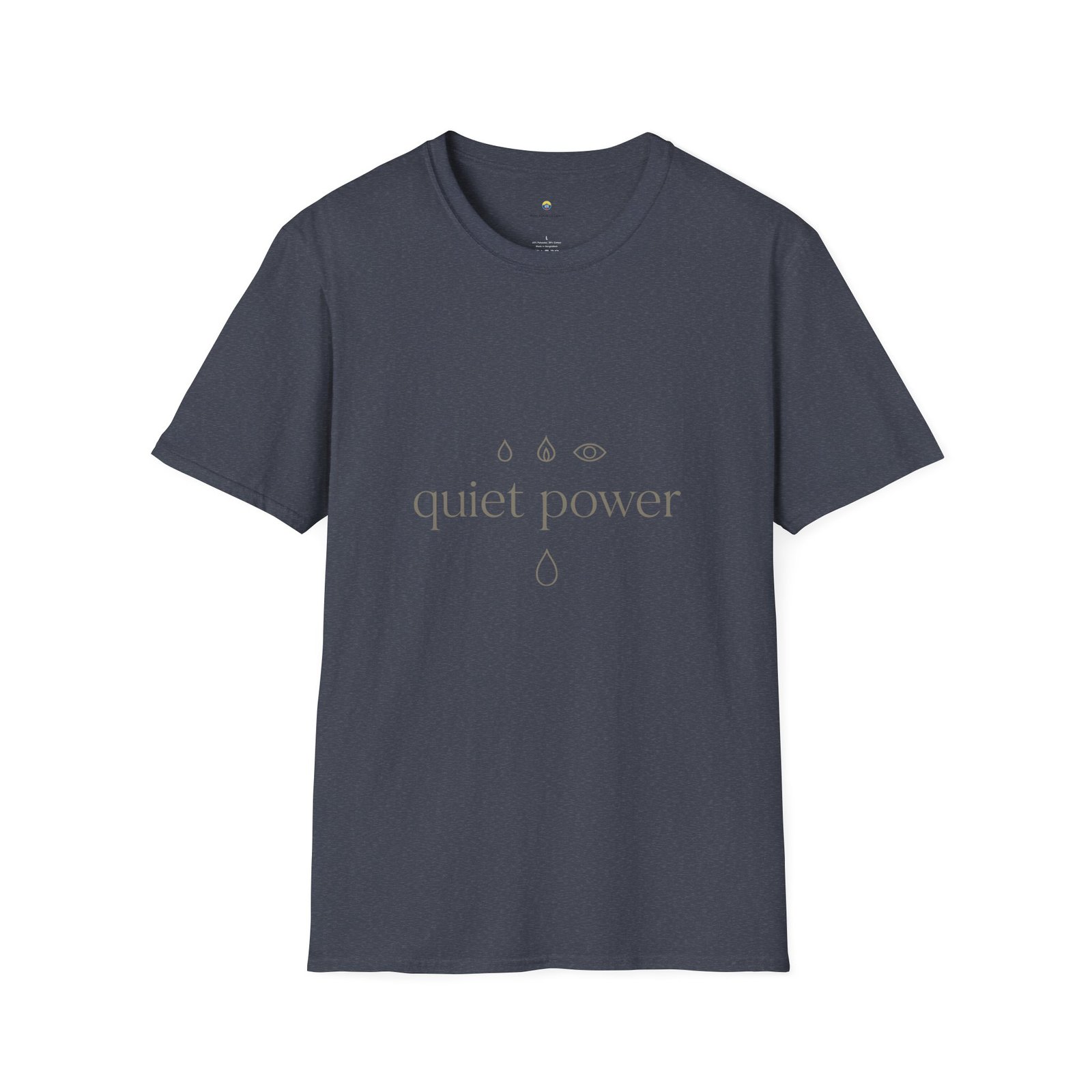 T-shirt Unisexe Quiet Power – Design Minimaliste Énergie Intérieure et Calme Puissant – Image 14