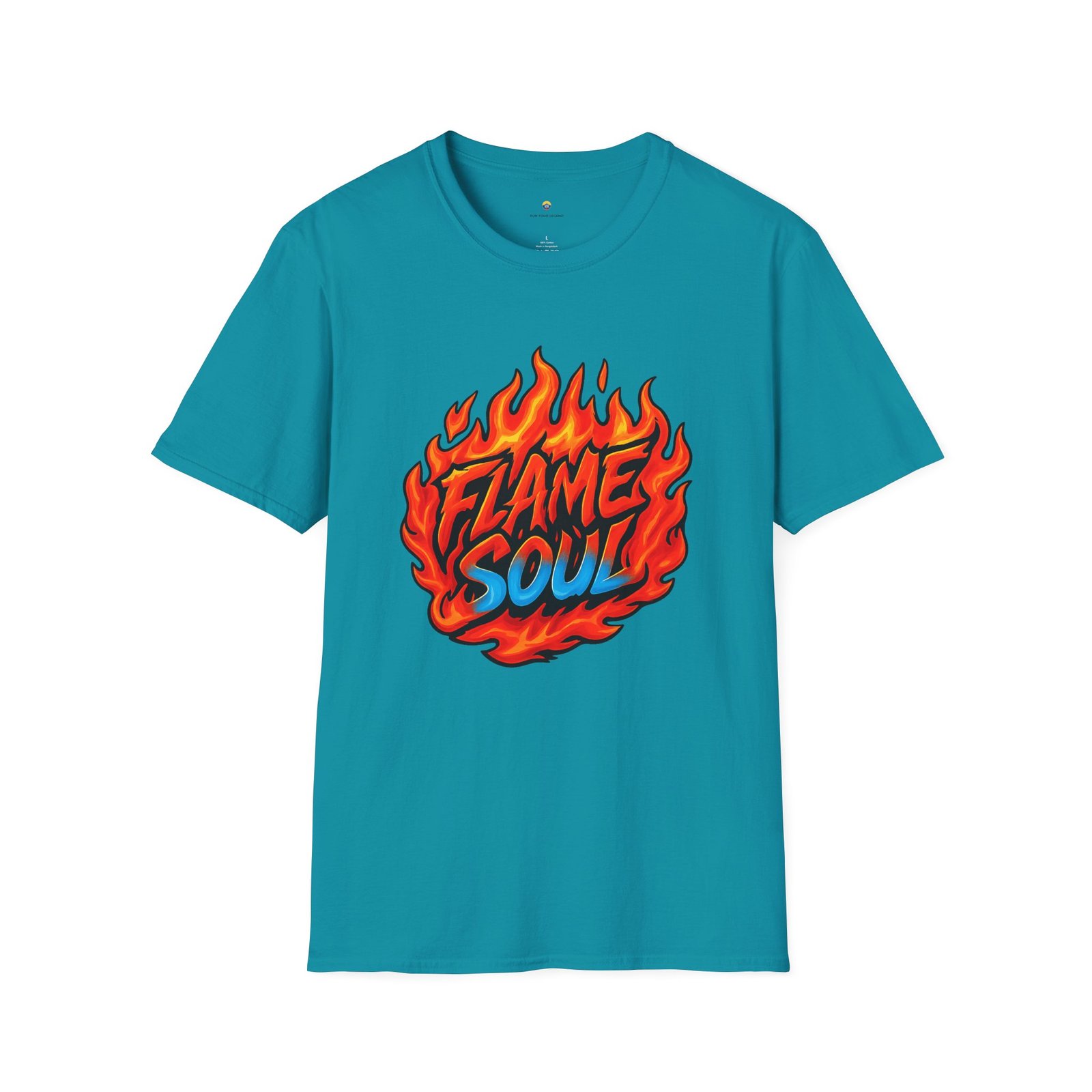 T-shirt Unisexe – “Flame Soul” Design Feu et Style Streetwear Énergique – Image 11