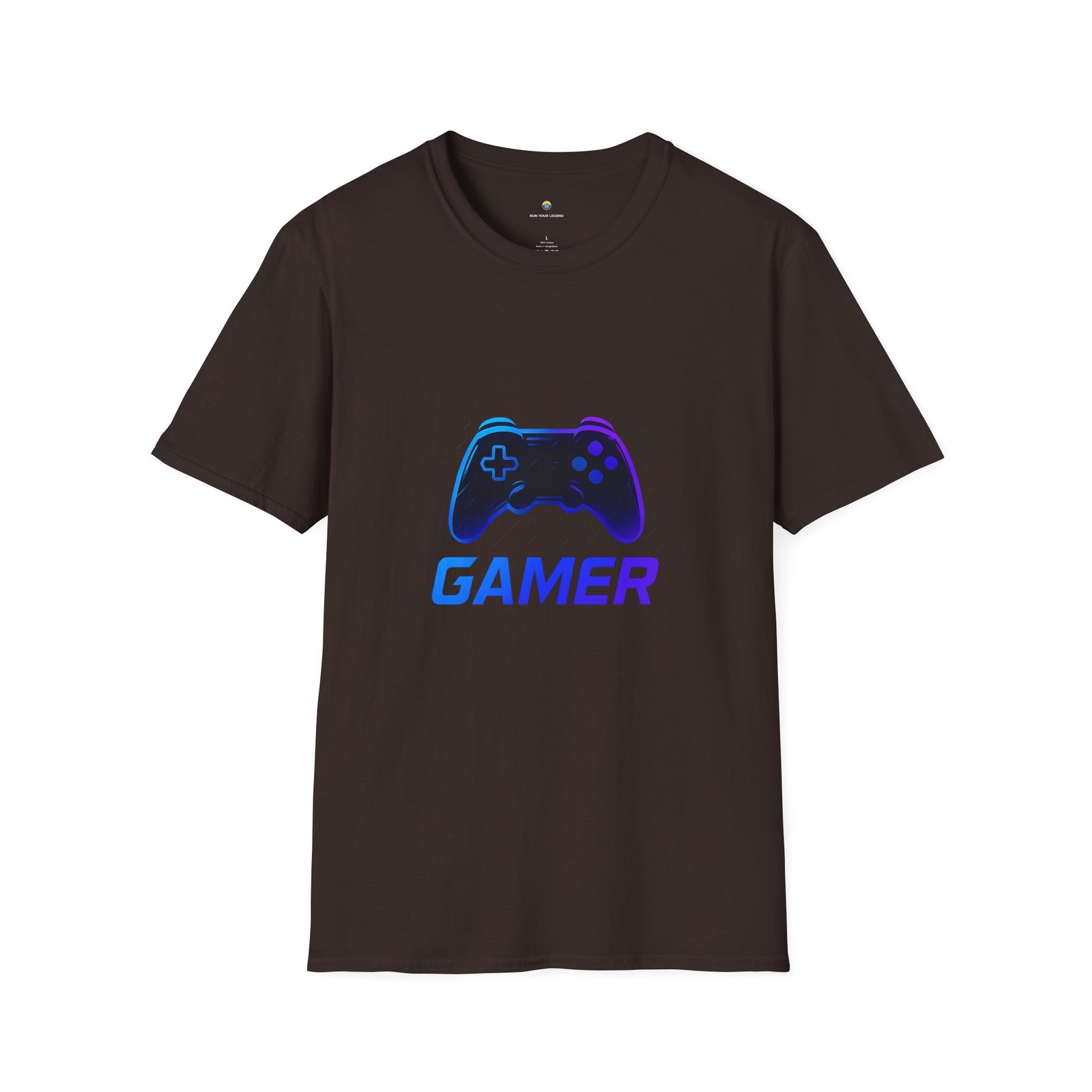 T-shirt Unisexe – Gamer Néon Design Manette de Jeu et Style Futuriste – Image 5
