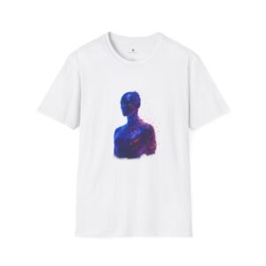 T-shirt Unisexe – Humanoïde Futuriste Design Cyberpunk et Art Digital Néon
