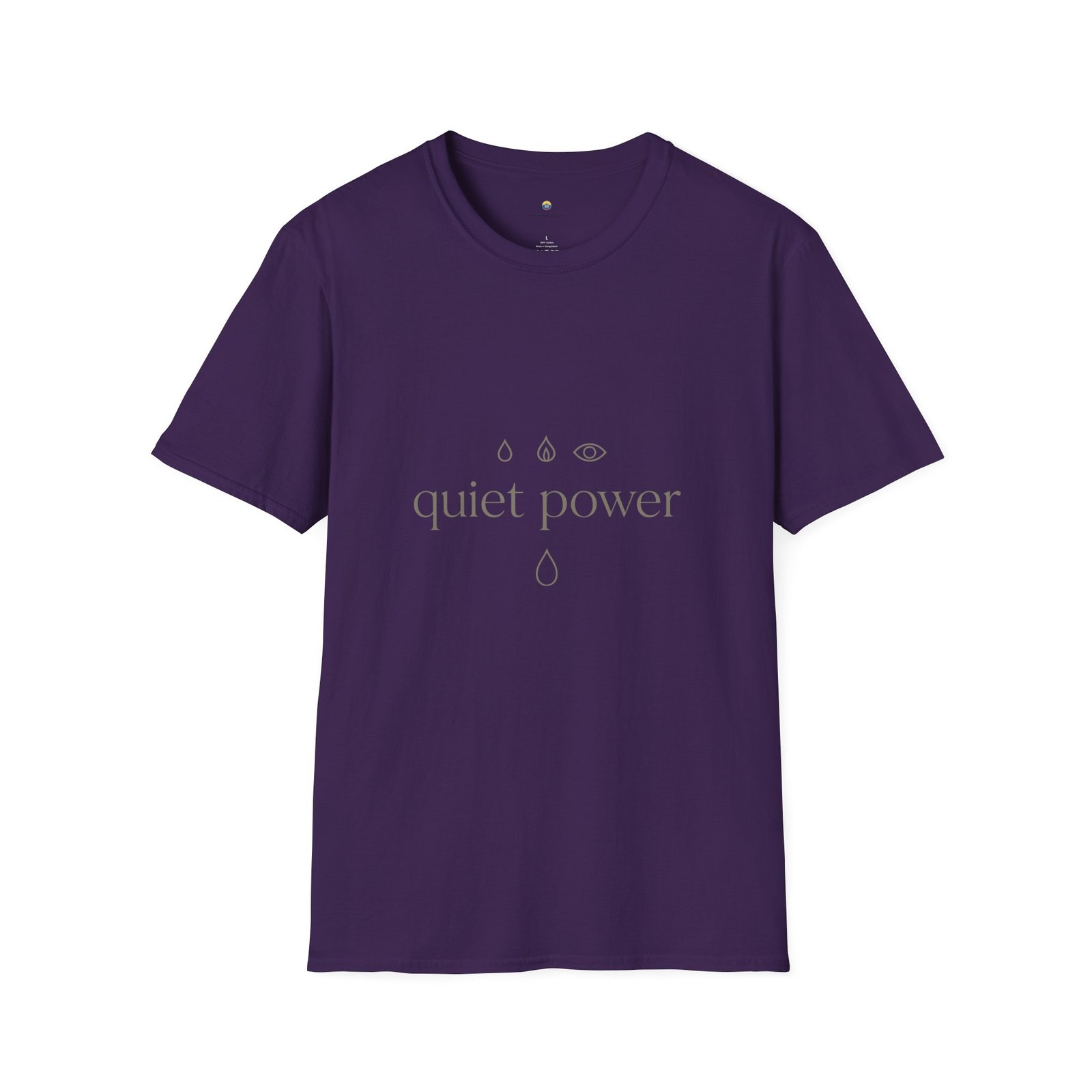 T-shirt Unisexe Quiet Power – Design Minimaliste Énergie Intérieure et Calme Puissant – Image 15