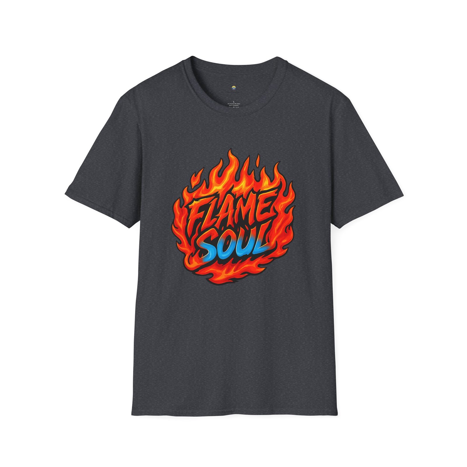 T-shirt Unisexe – “Flame Soul” Design Feu et Style Streetwear Énergique – Image 13