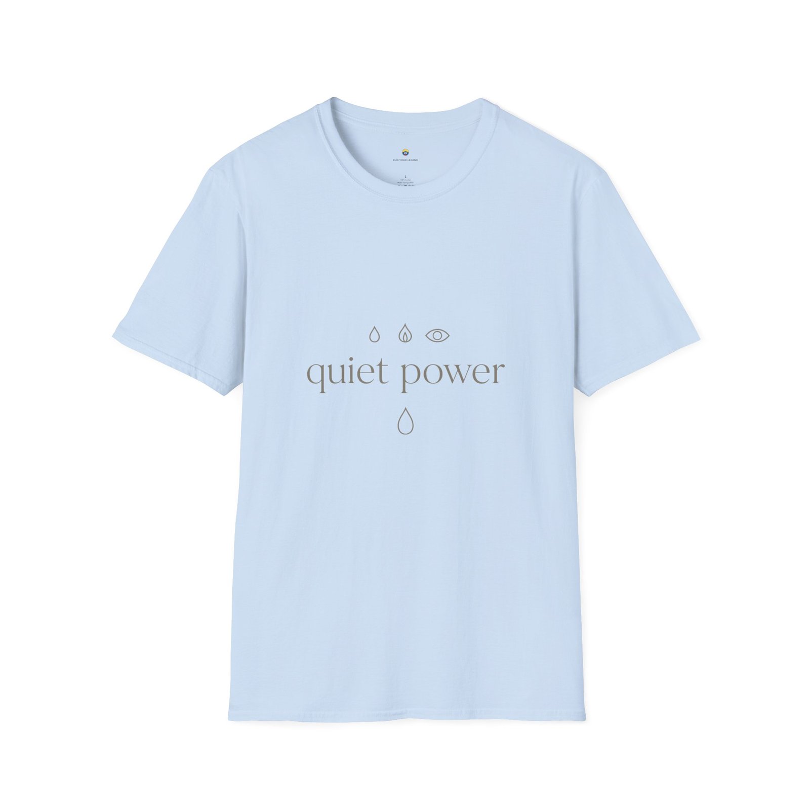T-shirt Unisexe Quiet Power – Design Minimaliste Énergie Intérieure et Calme Puissant – Image 12