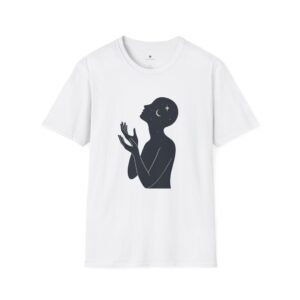 T-shirt Unisexe – Design “Ascension” Illustration Cosmique et Style Minimaliste
