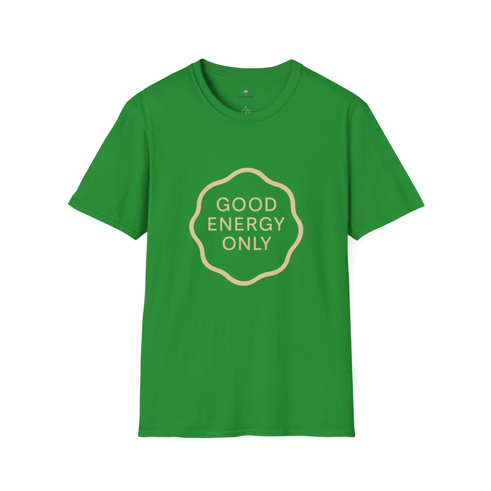 T-shirt Unisexe – “Good Energy Only” Design Minimaliste et Message Positif – Image 7