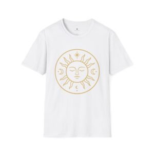 T-shirt Unisexe Soleil et Lune – Symbole Spirituel, Énergie Cosmique et Astrologie