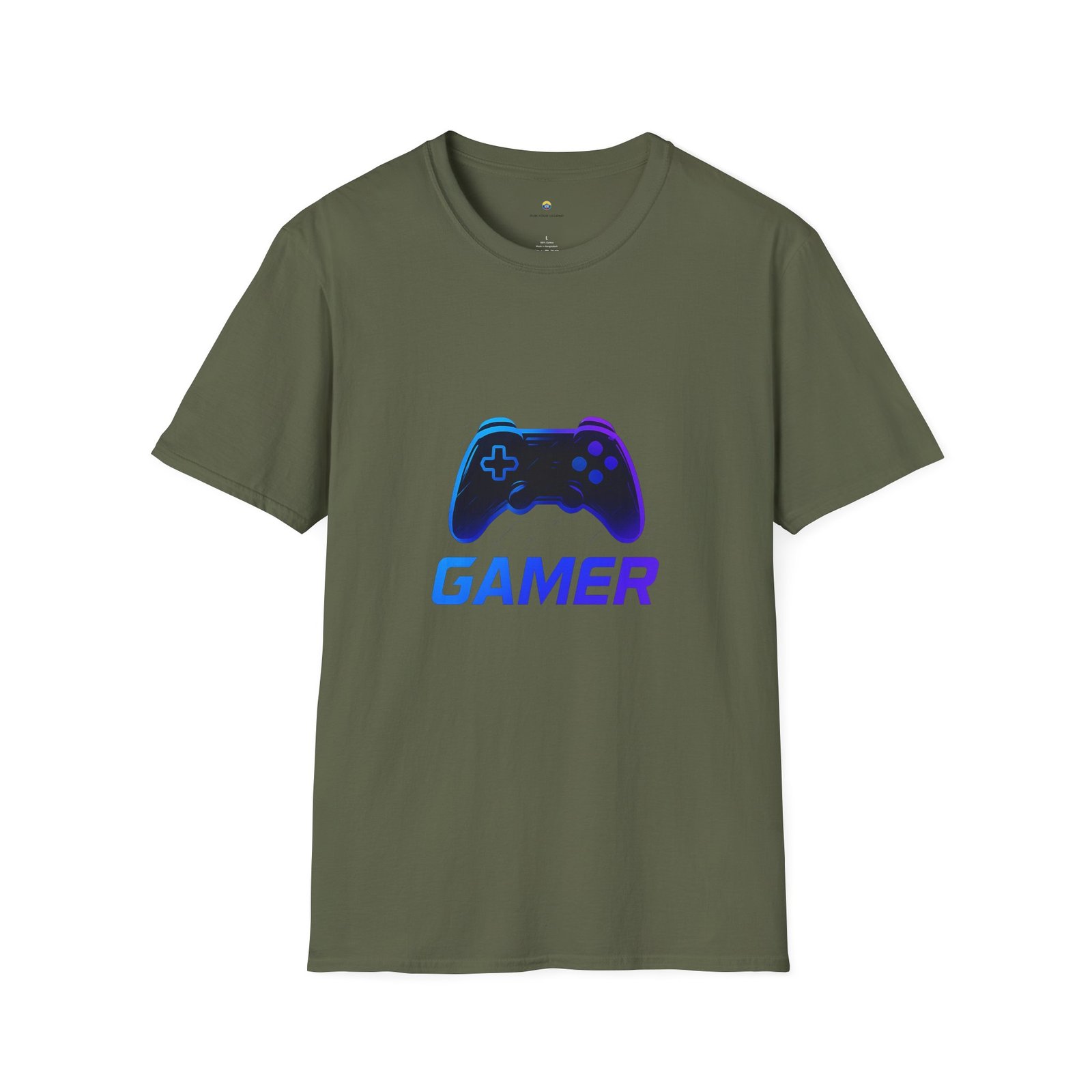 T-shirt Unisexe – Gamer Néon Design Manette de Jeu et Style Futuriste – Image 7