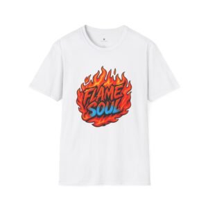 T-shirt Unisexe – “Flame Soul” Design Feu et Style Streetwear Énergique