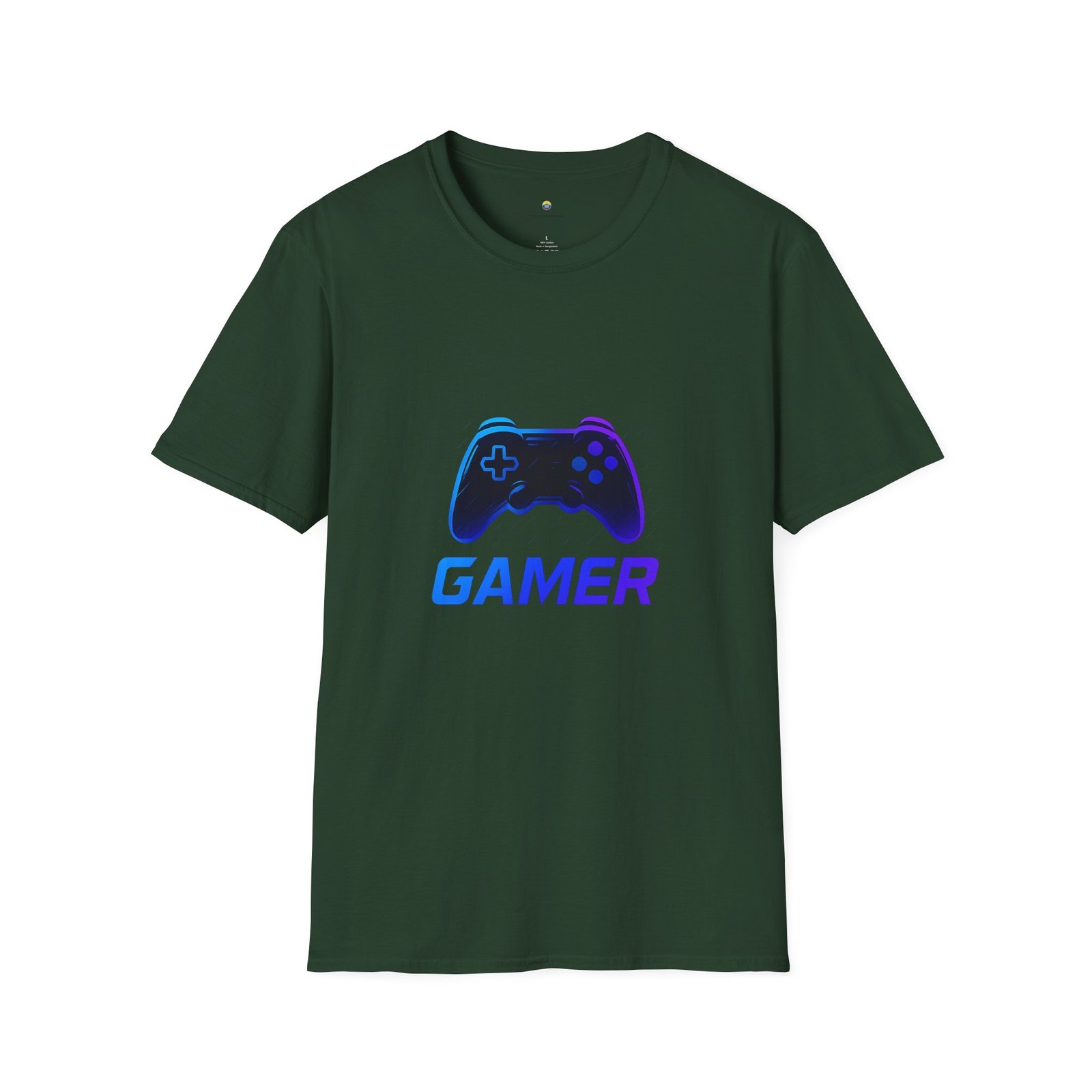 T-shirt Unisexe – Gamer Néon Design Manette de Jeu et Style Futuriste – Image 8