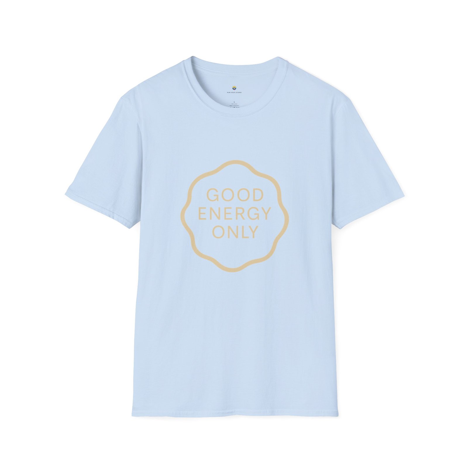 T-shirt Unisexe – “Good Energy Only” Design Minimaliste et Message Positif – Image 10