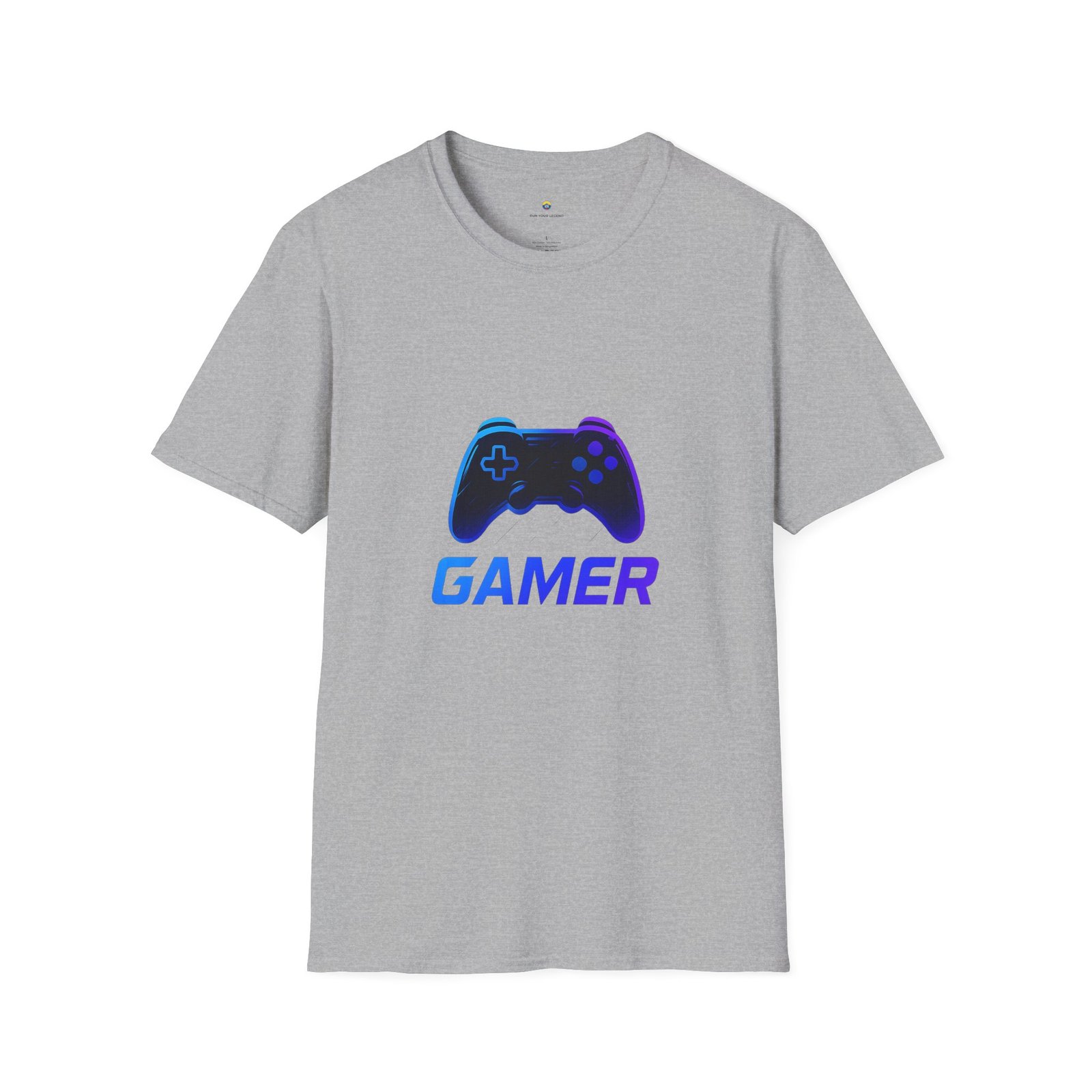 T-shirt Unisexe – Gamer Néon Design Manette de Jeu et Style Futuriste – Image 4