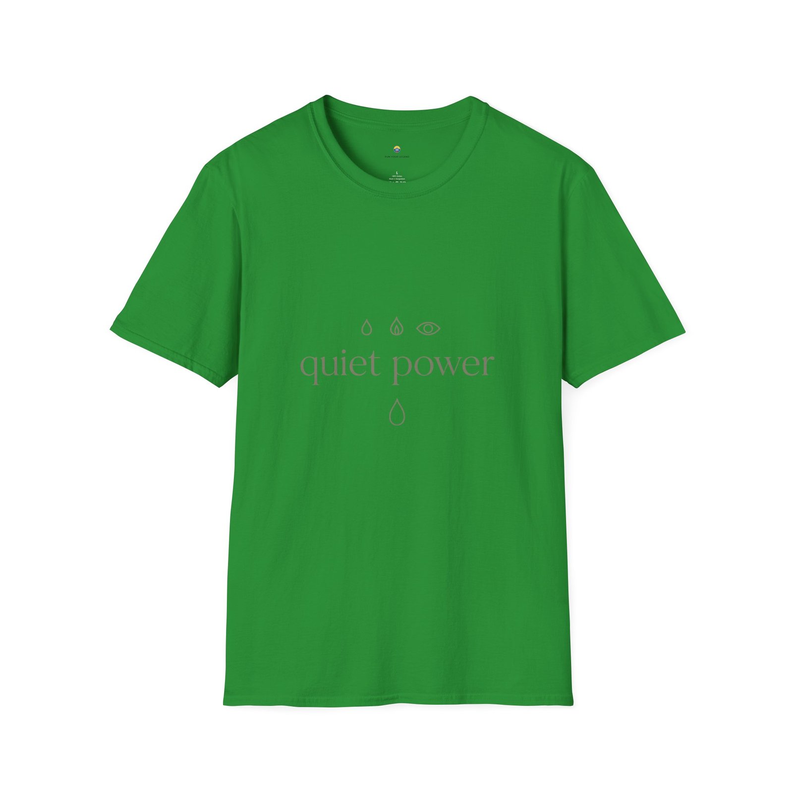 T-shirt Unisexe Quiet Power – Design Minimaliste Énergie Intérieure et Calme Puissant – Image 9