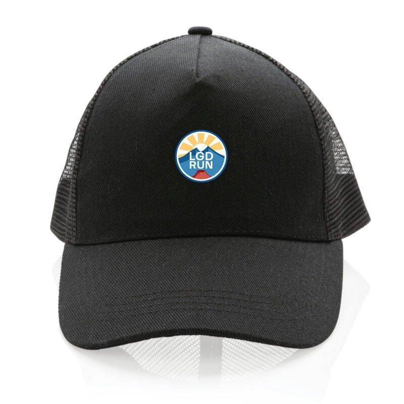Casquette Trucker 100% recyclée avec logo lgd run