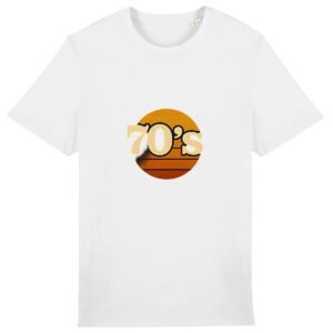 T-shirt Unisexe épais avec design vintage 70's