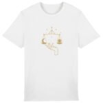 T-shirt Unisexe épais - Équilibre Céleste entre Lune et Soleil