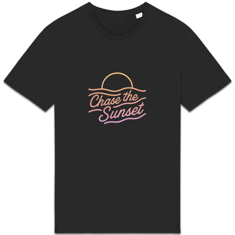 T-shirt Unisexe épais - Chase the Sunset