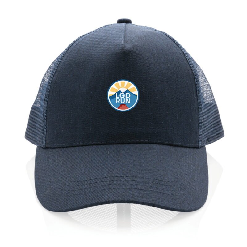 Casquette Trucker 100% recyclée avec logo lgd run
