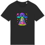 T-shirt Unisexe épais : OVNI Aspirateur de Milkshake Fraise