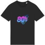 T-shirt Unisexe épais avec design 80's tendance