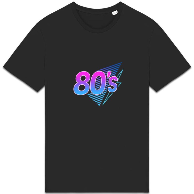 T-shirt Unisexe épais avec design 80's tendance