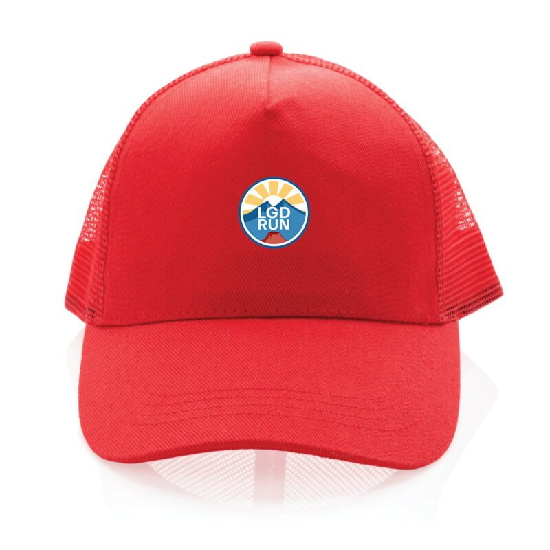 Casquette Trucker 100% recyclée avec logo lgd run
