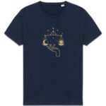 T-shirt Unisexe épais - Équilibre Céleste entre Lune et Soleil