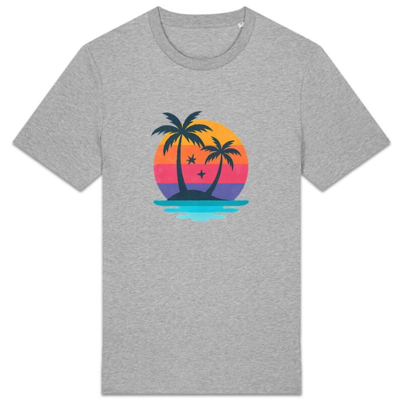 T-shirt Unisexe épais - Plongez dans des couleurs rétro avec style
