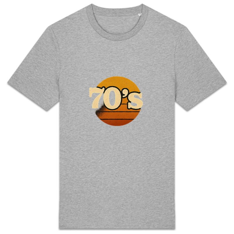 T-shirt Unisexe épais avec design vintage 70's
