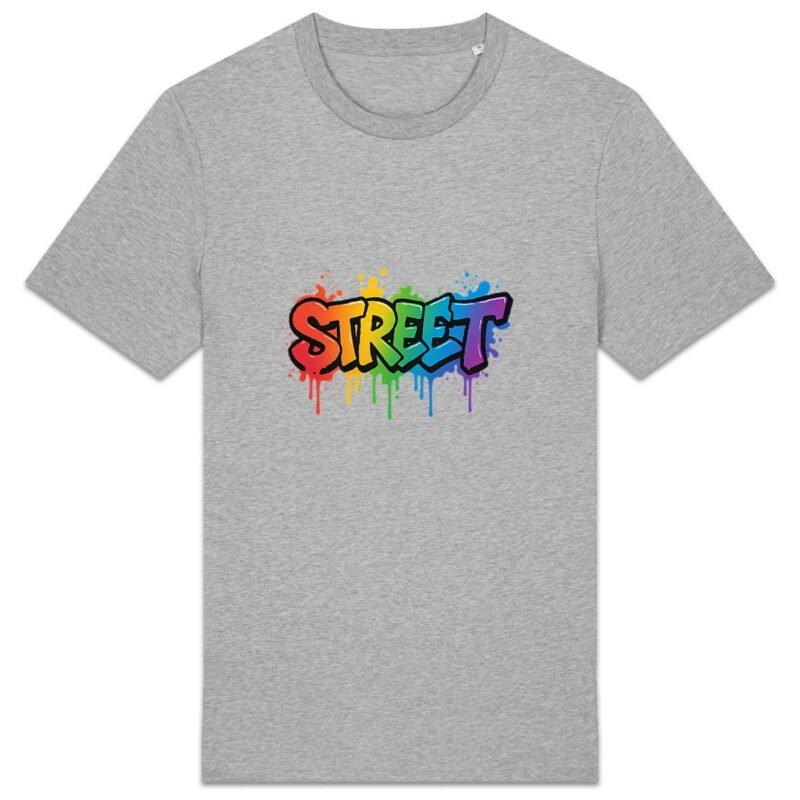 T-shirt Unisexe épais - Street Art en Graffiti Arc-en-Ciel