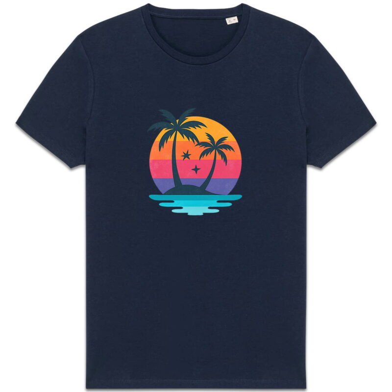 T-shirt Unisexe épais - Plongez dans des couleurs rétro avec style