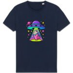 T-shirt Unisexe épais : OVNI Aspirateur de Milkshake Fraise