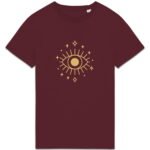 T-shirt Unisexe épais - L'œil doré sur motif céleste