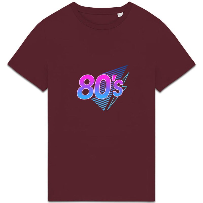 T-shirt Unisexe épais avec design 80's tendance