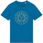 T-shirt Unisexe épais - Soleil doré et cosmos lumineux