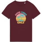 T-shirt Unisexe épais Good Vibes Only - Adoptez la Positivité