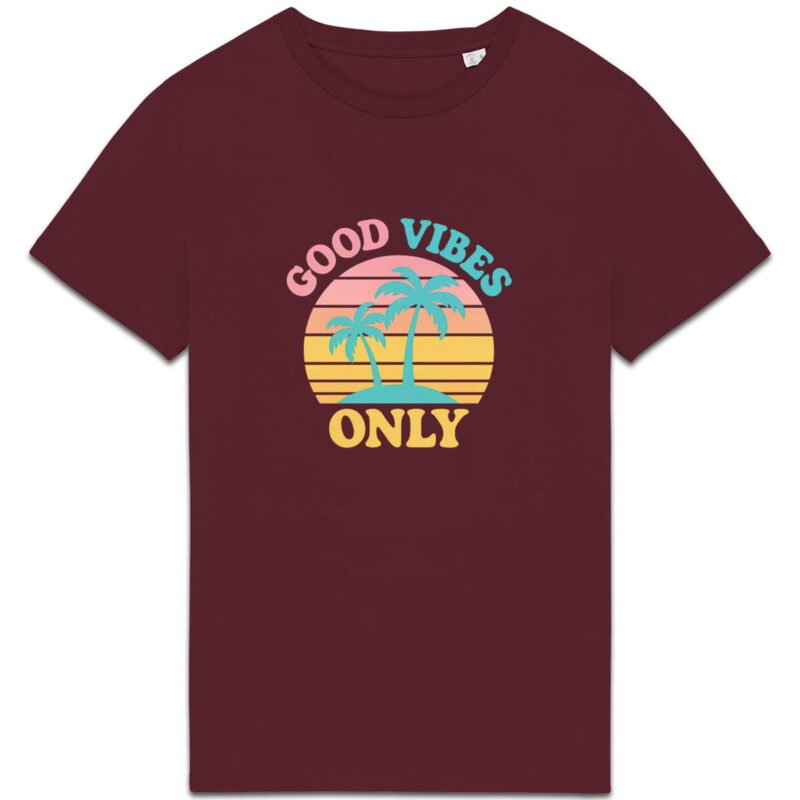 T-shirt Unisexe épais Good Vibes Only - Adoptez la Positivité
