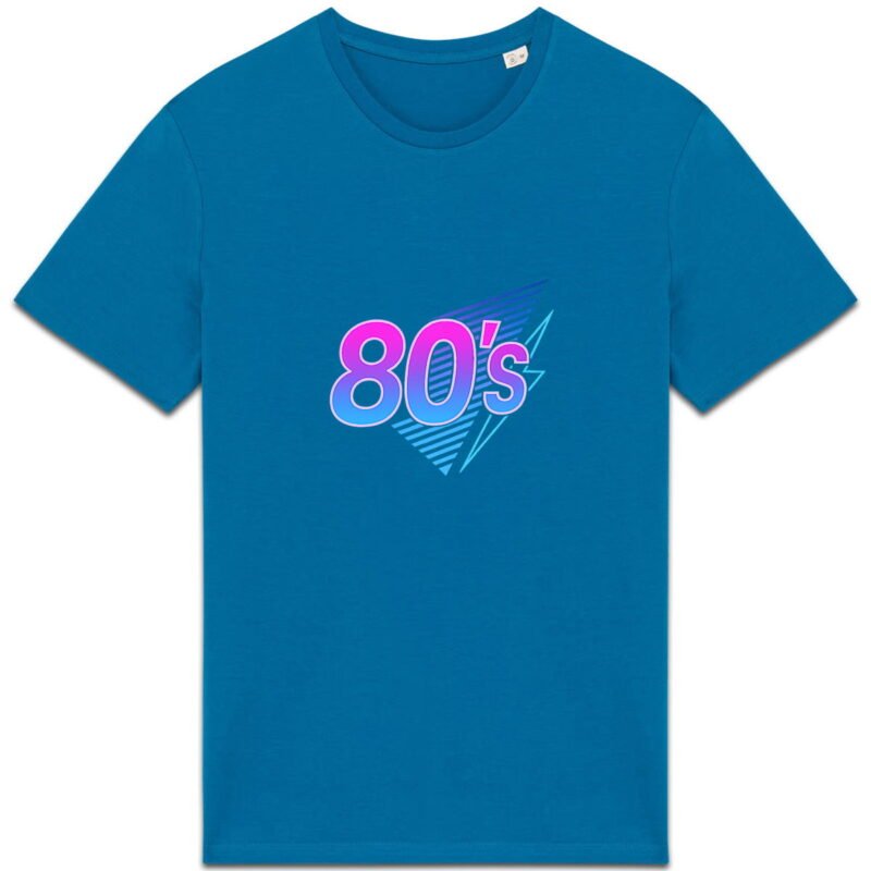 T-shirt Unisexe épais avec design 80's tendance