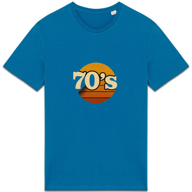 T-shirt Unisexe épais avec design vintage 70's