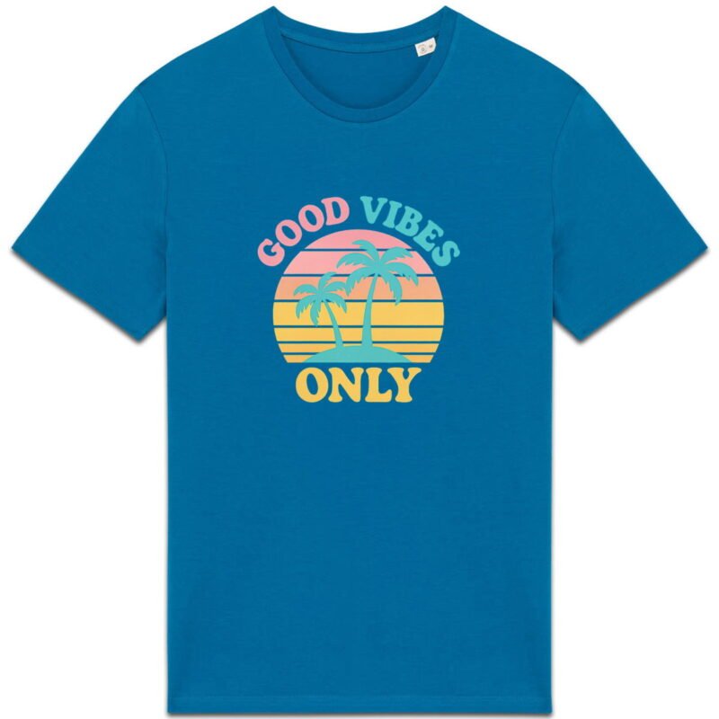 T-shirt Unisexe épais Good Vibes Only - Adoptez la Positivité