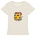 T-shirt Femme Epais : Smiley Floral pour un Look Joyeux
