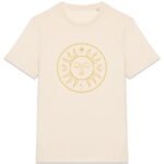 T-shirt Unisexe épais - Soleil doré et cosmos lumineux