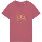T-shirt Unisexe épais - L'œil doré sur motif céleste