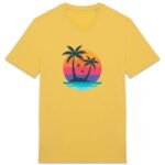 T-shirt Unisexe épais - Plongez dans des couleurs rétro avec style