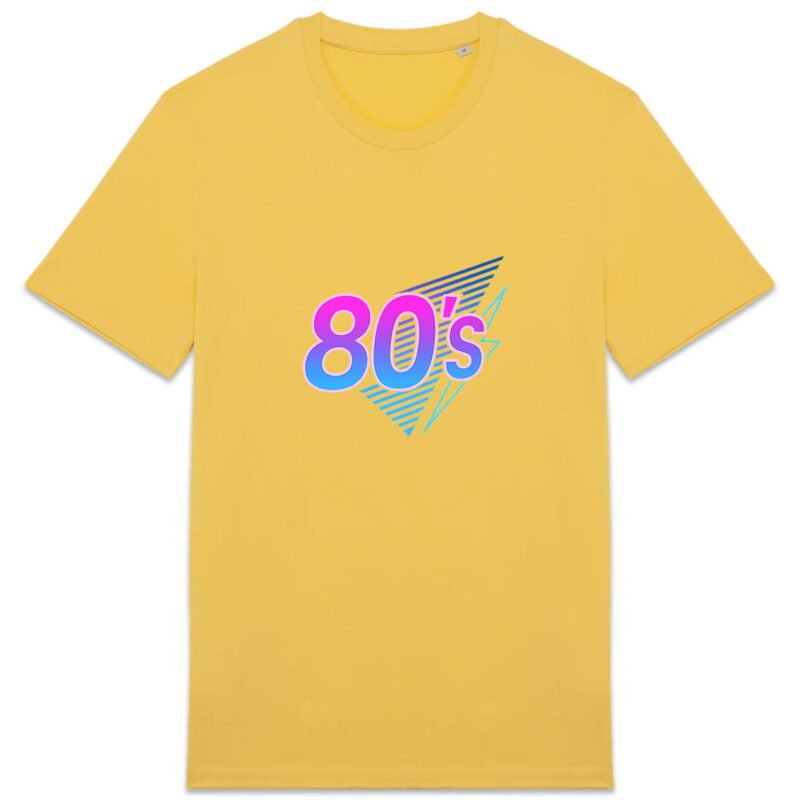 T-shirt Unisexe épais avec design 80's tendance